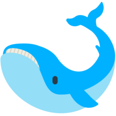 Cómo se ve el emoji Ballena en Mozilla.