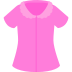 Cómo se ve el emoji Ropa de mujer en Mozilla.