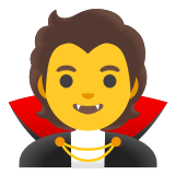 🧛 Vampire, Emoji by Google