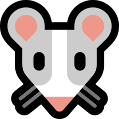 Emoji Wajah Tikus Microsoft