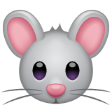 Emoji Wajah Tikus WhatsApp