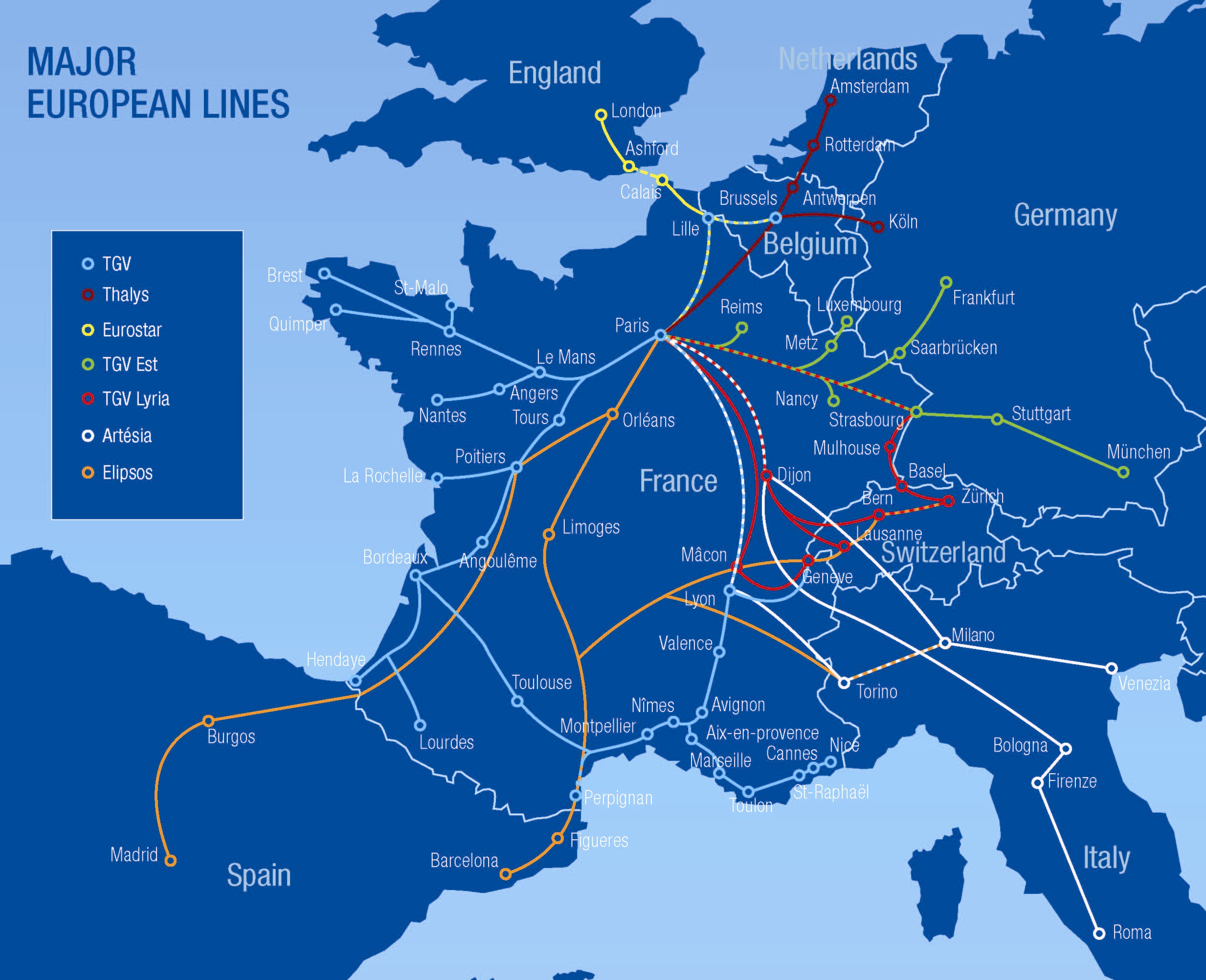 Ligações ferroviárias, aéreas e fluviais entre Portugal e Espanha ...