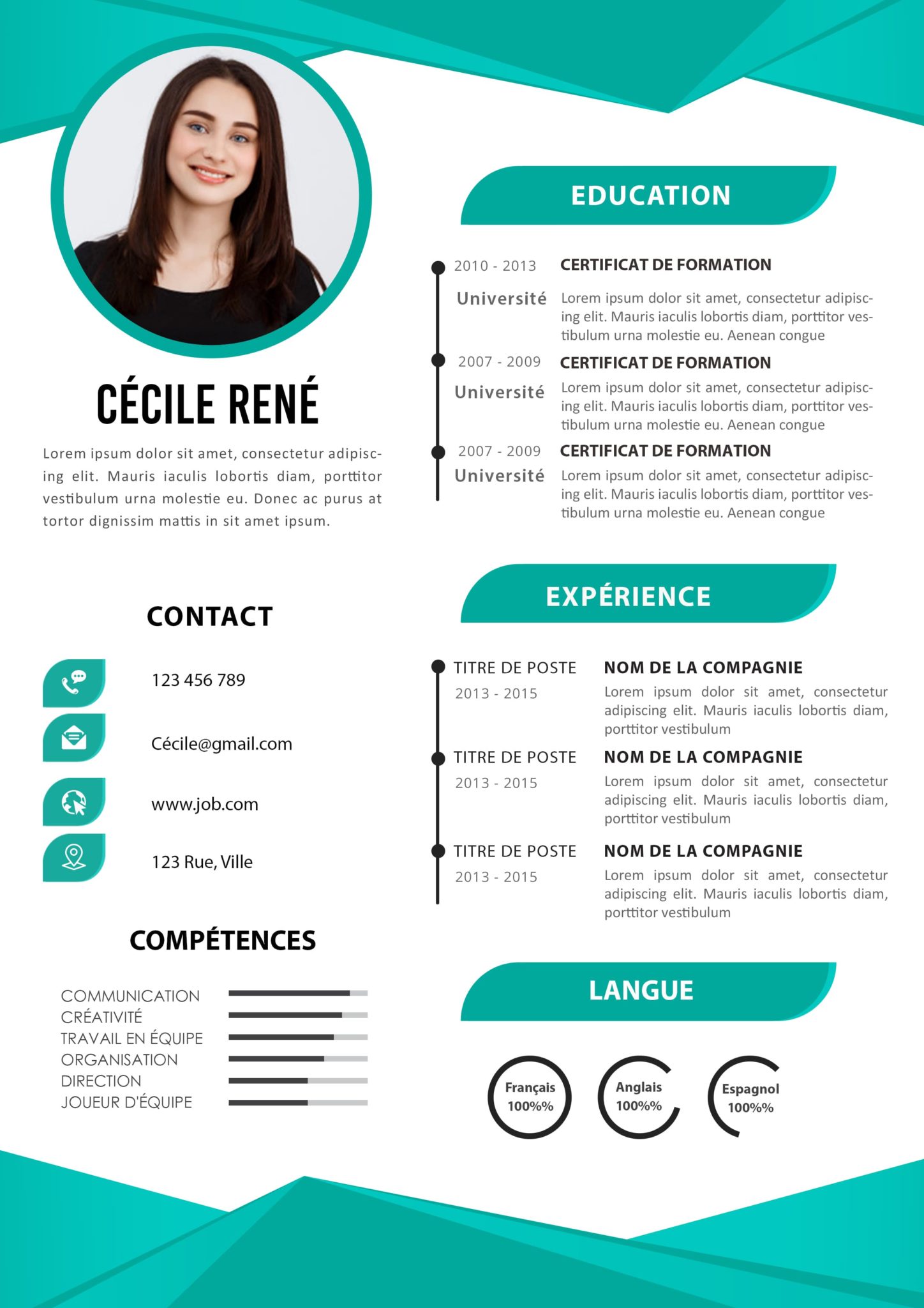 Modele De Cv Moderne Free Microsoft Curriculum Vitae Cv Templates | The ...