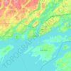 Kingston topographic map, elevation, terrain