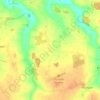 Denham Green topographic map, elevation, terrain