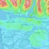 Burnaby topographic map, elevation, terrain