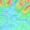 Maple Ridge topographic map, elevation, terrain