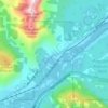 Kananaskis topographic map, elevation, terrain