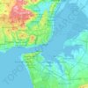 Lisbon topographic map, elevation, terrain