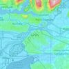 Surrey topographic map, elevation, terrain