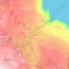 Manitoba topographic map, elevation, terrain