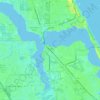 Stuart topographic map, elevation, terrain