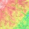 Howard County topographic map, elevation, terrain