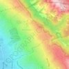 Kensington topographic map, elevation, terrain