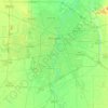 Winnipeg topographic map, elevation, terrain