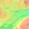 Eastern Ontario topographic map, elevation, terrain