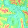 Louisa topographic map, elevation, terrain