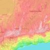 Durham Region topographic map, elevation, terrain