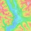 Squamish topographic map, elevation, terrain