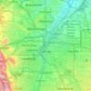 Denver topographic map, elevation, terrain