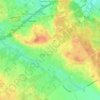 Kanata South topographic map, elevation, terrain