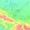 Palmdale topographic map, elevation, terrain