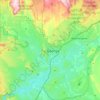 Saint George topographic map, elevation, terrain