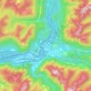 Hope topographic map, elevation, terrain