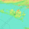 Manitoulin Island topographic map, elevation, terrain