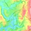 Leek topographic map, elevation, terrain