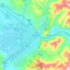 Missoula topographic map, elevation, terrain