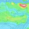 Burnaby topographic map, elevation, terrain