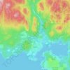 Sooke topographic map, elevation, terrain