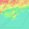 Bay of Quinte topographic map, elevation, terrain