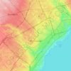 Mississauga topographic map, elevation, terrain