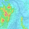 Thane topographic map, elevation, terrain