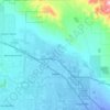 Indio topographic map, elevation, terrain