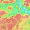 Saint-Sauveur topographic map, elevation, terrain