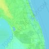 Martin County topographic map, elevation, terrain