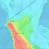 Tsawwassen topographic map, elevation, terrain