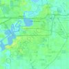 Lake Charles topographic map, elevation, terrain