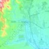 Redding topographic map, elevation, terrain