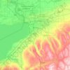 Erie County topographic map, elevation, terrain