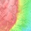 Niagara Escarpment topographic map, elevation, terrain