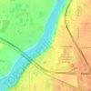 Saskatoon topographic map, elevation, terrain