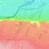 Niagara Escarpment topographic map, elevation, terrain