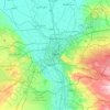 Cairo topographic map, elevation, terrain