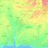 Alabama topographic map, elevation, terrain