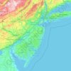 New Jersey topographic map, elevation, terrain