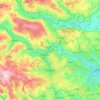 Bradford topographic map, elevation, terrain